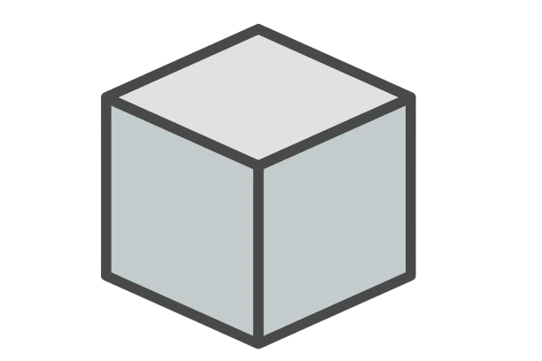 Cube representing the basic plan of online internet advertising by small business web developer , helping growing a business fast with Spoonbill Sites